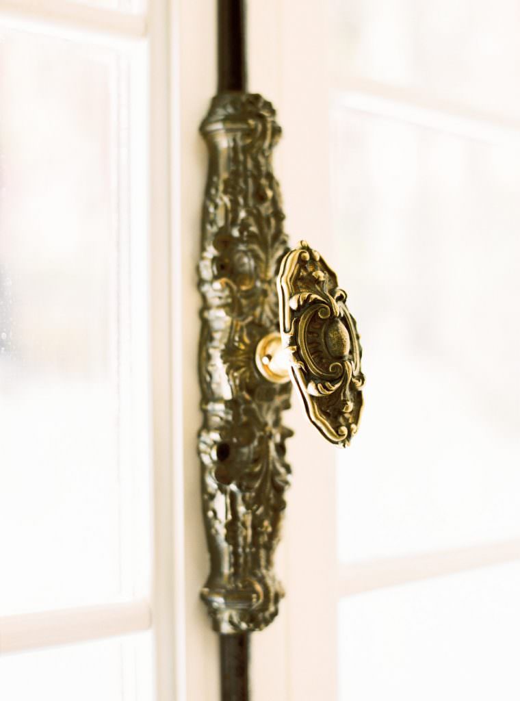 Palace Wedding Inspiration - antique door knob