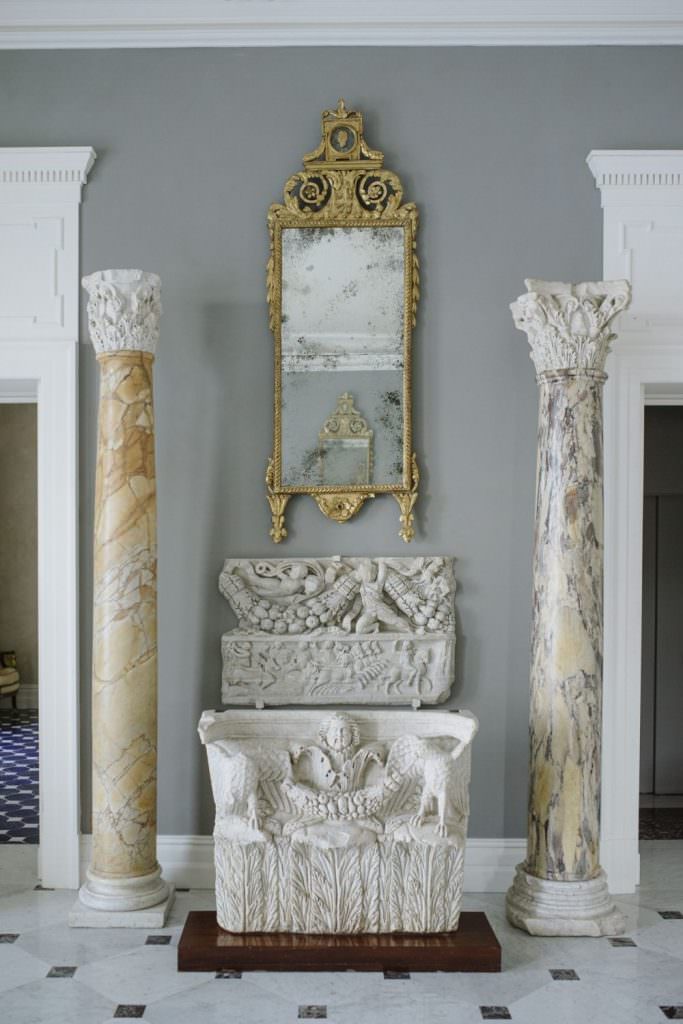 Beautiful and elegant historical interiors from the Villa Astor, for a luxury wedding venue in Italy