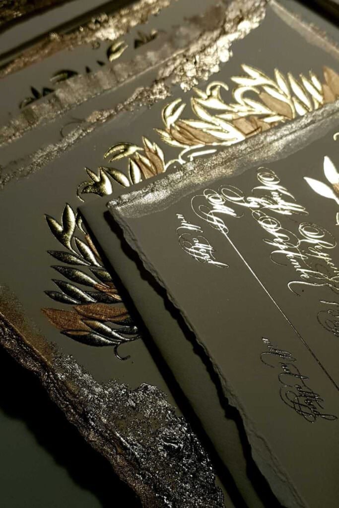 Luxury Baroque Style Wedding Invitations