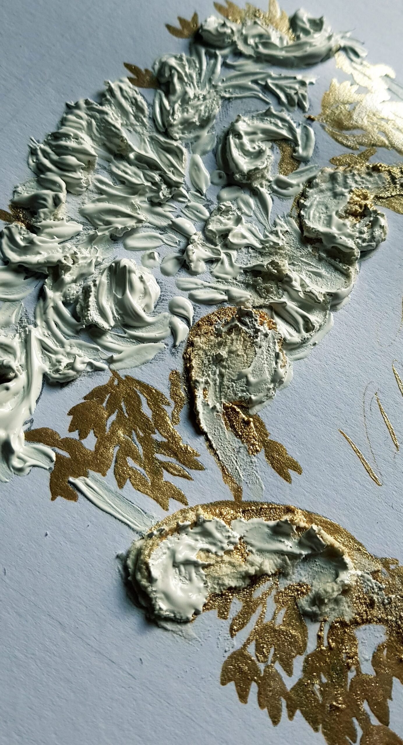 White Plasterwork texture
